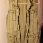 Max jeans Olive Green Cargo Vest Photo 0