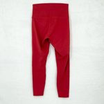 Everlane The Performance Ankle Gym Workout Leggings Red Women's Small Photo 3