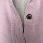 Bill Blass  Pastel Powder Petal Pink Velvet Button Up Shacket 90s Y2K Bubblegum Photo 4