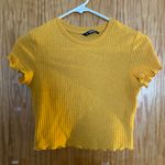 SheIn Cropped Yellow Top Photo 0