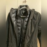 Laundry by Shelli Segal Black Raincoat with double shell Photo 1