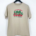 How Many Plants Cute Funny Graphic Tee Tan Size M Photo 0