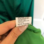 Portia & Scarlett Emerald Green Satin Cocktail Midi Dress Size 4 Photo 8