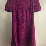 Marc by Marc Jacobs Wool Women's Zebra Print Knee-Length Dress Size 6 Pink Photo 0