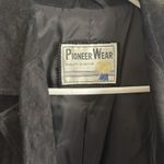 PIONEER WEAR Vintage Genuine Leather Fringe Jacket Size Medium Black Photo 7