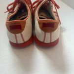 CAMPER Cream Orange Leather Sneakers Size 35 Photo 2