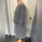River Island  Black & White Tweed Style‎ Textured Dress With Fringe Photo 4