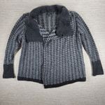 Apt. 9 Cardigan Sweater Womens Large Gray Oversized Grandpa Chunky Knit Open Photo 4