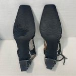 J Renee Samina Womens Sz 8.5 Black & White Plaid Sling Back Pumps Photo 15