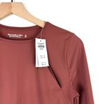 Abercrombie & Fitch  Long Sleeve Cut Out Bodysuit Sz M NWT Photo 6