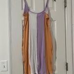 Forever 21 White, Purple and Orange dress Photo 3