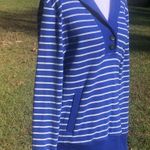 Banana Republic  Pullover Shirt in Royal Blue Heather Gray Stripes in Size Med Photo 8