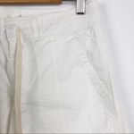 Lou & grey NWOT White Neutral Tampered Cotton Drawstring Pants Size 4 Coastal Photo 6