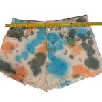 Revice Denim Revice Women's Tie-Dye Cutoff Denim Shorts Size 27 Multicolor Casual Photo 6