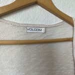 Volcom Cream Knit Cardigan Sweater Photo 1