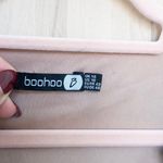 Boohoo  Womens Lace Dress Size 10 Black Long Sleeve Mini Whimsigoth Fairy Grunge Photo 2