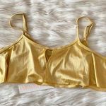 Princess Polly MinkPink Yellow Golden Cold Shoulder Flounce Bikini Top Sz XS Photo 27