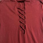 Iris Bodysuit Short Sleeve Cris Cross Front Size Large  Photo 0