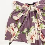 Planet Blue /Blue Life Wrap Star Tie Front Shorts Floral Print Boho Bohemian Photo 4
