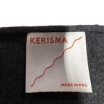 Kerisma  Oversized Charcoal Gray Batwing Sleeve Sweater Top M/L Photo 4