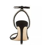 Stuart Weitzman Dancer Crystal 95 Sandal Women’s Black Strappy Heels Size 6 Photo 1