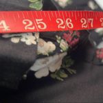 Hollister Floral Black Wide-Leg Pants with elastic waistband & side pockets Photo 3