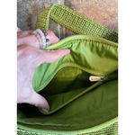The Sak  Elliott Lucca Crochet Shoulder Bag Purse Green Boho Fairy Cottage Y2K Photo 6