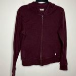 UGG  full zip jacket maroon size small Photo 0