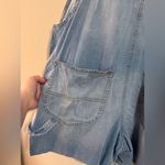 Lee EUC Laundered Bleach Denim Relaxed Fit 5 pocket Shortalls size XL Photo 9