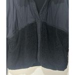 Free People  FP Movement Adventure Awaits Fleece Jacket Black Size Large NWT Cozy Photo 3