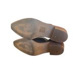 Madewell Black Leather Cutout Block Heel Shoes | Size 7.5 Photo 4