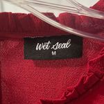 Wet Seal  Red Long Sleeve Women's Top Photo 1