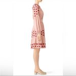 byTiMo pink red embroidered long sleeve Broderie Anglaise Dress Photo 2