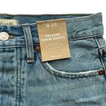 Madewell NWT Relaxed Denim Shorts Homecrest Wash Ripped Edition Distressed 25 Photo 6