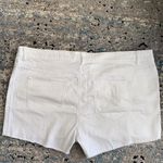 Torrid White Raw Hem Denim Jean Shorts Photo 1