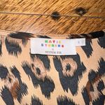 Katie Sturino Stitchfix leopard print flowy M bodysuit Tan Size M Photo 1