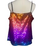 DKNY Vintage 90s/Y2K Colorful
Sequin Cowl Neck Top Large (NWOT) Photo 3