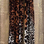 Charming Charlie Ombré Brown Animal Print Cheetah Leopard Rayon Scarf Photo 0