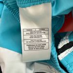 Nike NWT  Blue Striped Elastic Waist Activewear Cropped Track Pants Size Large Photo 8