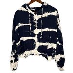Young Fabulous and Broke Young Fabulous Broke Blue Safari Tie Dye Hoodie Crop Sweatshirt Small / medium Photo 0