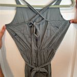 None Elegant Dark Sage Jumpsuit Photo 2