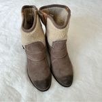 Kelsi Dagger  Leather Sherpa Booties Size 8 Photo 3