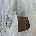 Bronx and Banco  bride bridal wedding white boho Tiffany Blanc Dress size medium Photo 8