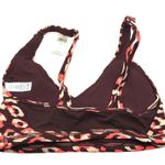 Aerie Offline by Leopard Print Goals Plunge Sports Bra Medium Support Size S Photo 1