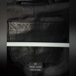 Kathy Ireland vintage Genuine Leather Jacket women plus sz 2X Classic buttons up Photo 5