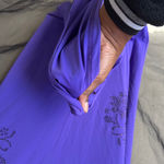 RUNAWAY THE LABEL Purple Madoni Floral Gemstone Maxi Dress Size Large Photo 6