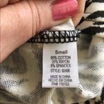 Poof! Zebra animal print cinched tie waist poof dress Sm Photo 4