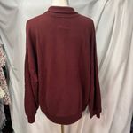 Lou & grey  Signaturesoft Plush Quarter Zip Pullover Sweatshirt Women XL Burgundy Photo 2