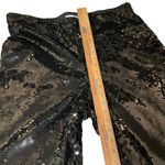 Good American Sequin Party Pant Size 6 Black Women's pull on NEW 3X 22/24 plus Photo 5