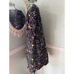 BODEN Dress 20/22 blue Bell Sleeve Floral Navy S/S Butterfly V Neck NWT Size undefined Photo 3